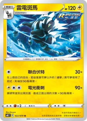 雷電斑馬