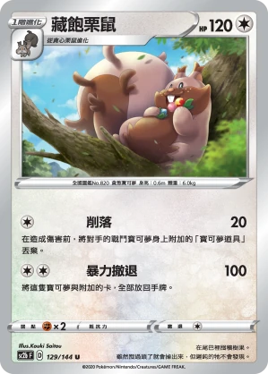 藏飽栗鼠