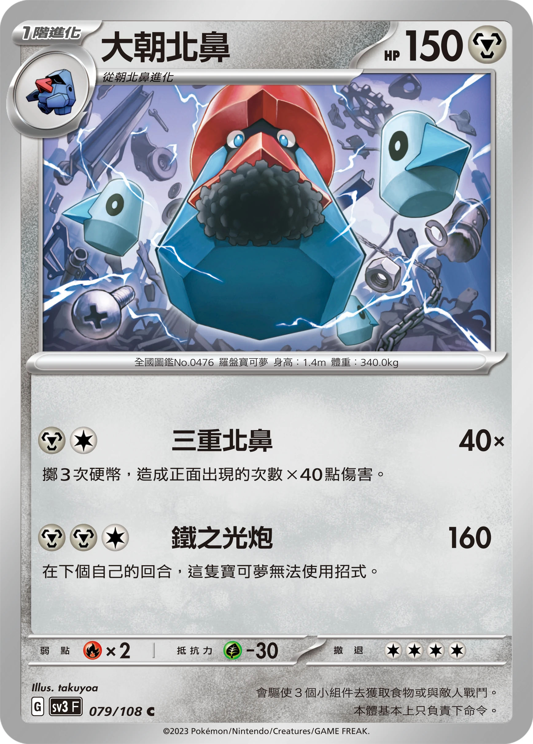 大朝北鼻