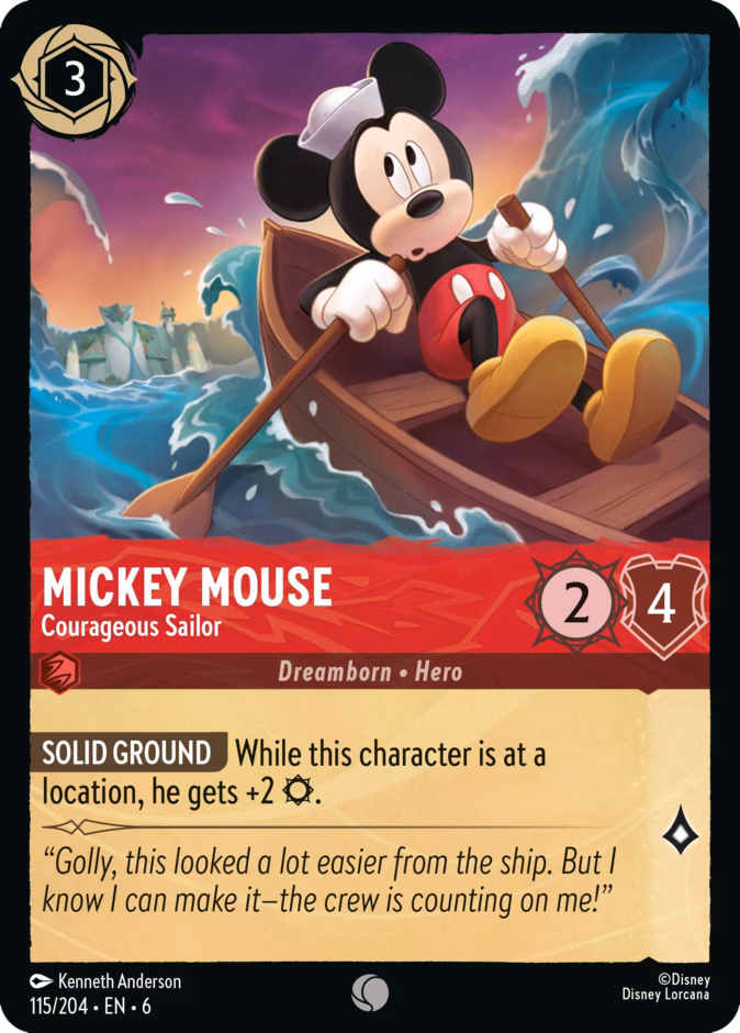 Mickey Mouse — Courageous Sailor 115