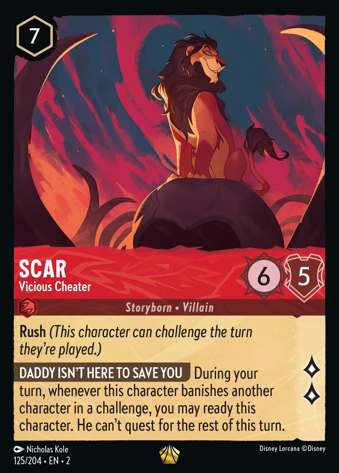 Scar — Vicious Cheater 125