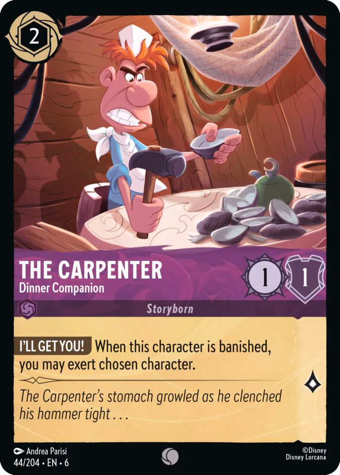 The Carpenter — Dinner Companion 44
