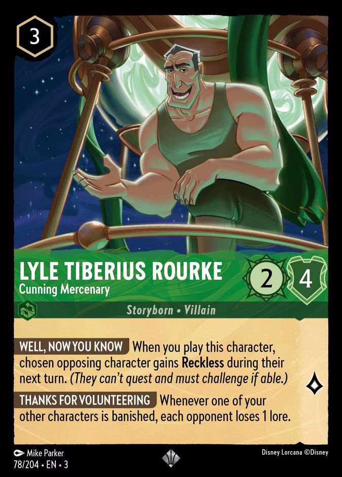 Lyle Tiberius Rourke — Cunning Mercenary 78