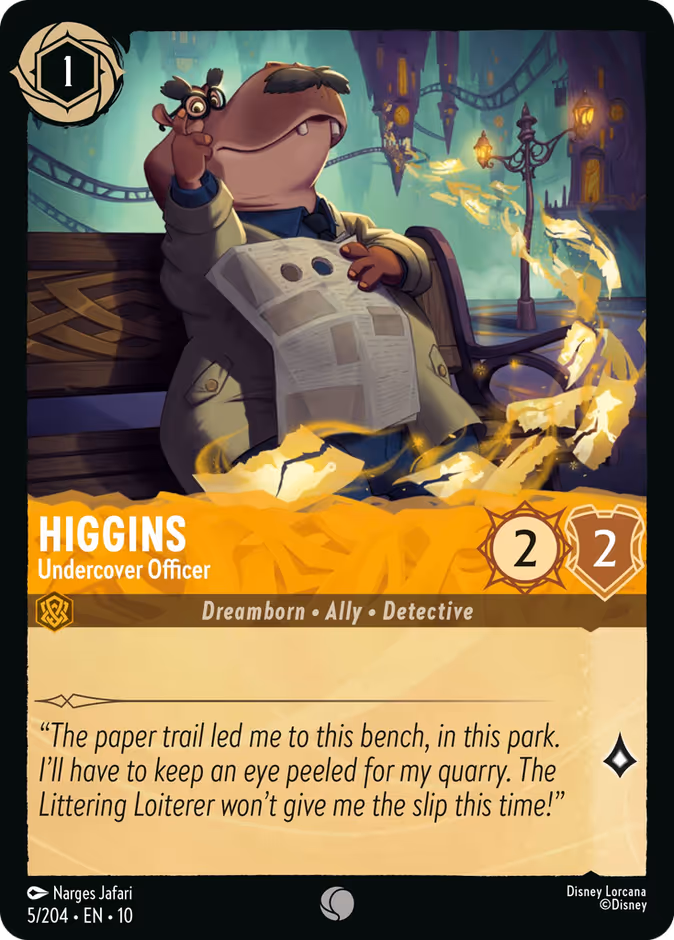 Higgins — Undercover Officer 5