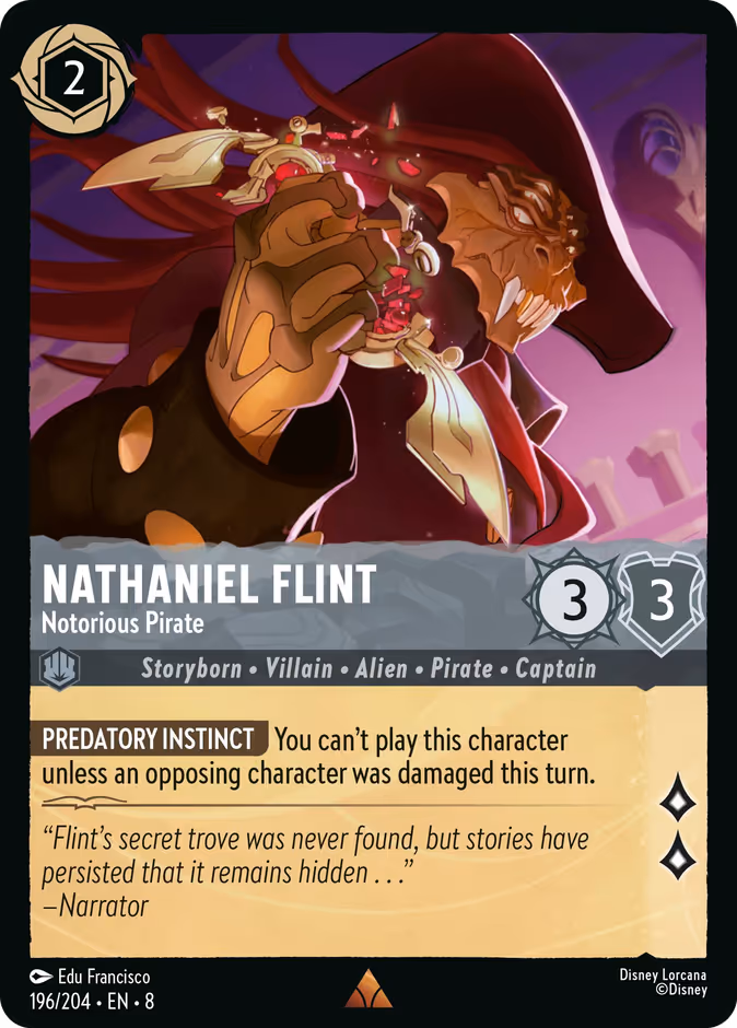Nathaniel Flint — Notorious Pirate 196