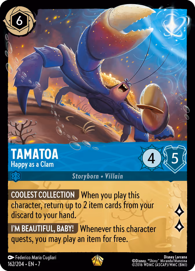 Tamatoa — Happy as a Clam 162