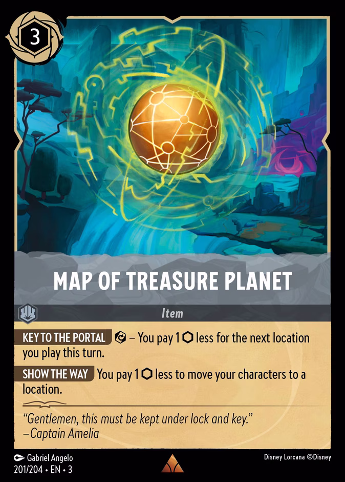 Map of Treasure Planet 201
