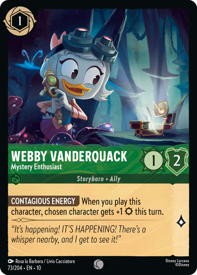Webby Vanderquack — Mystery Enthusiast 73