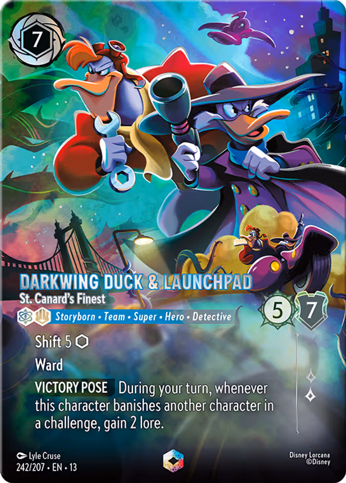 Darkwing Duck & Launchpad — St. Canard's Finest 242