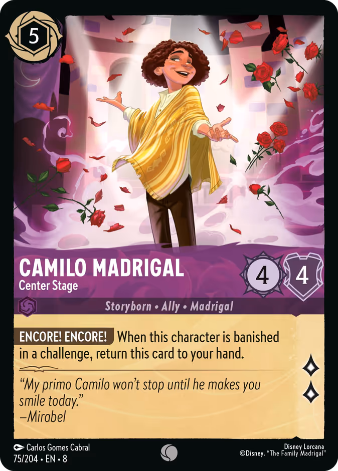 Camilo Madrigal — Center Stage 75