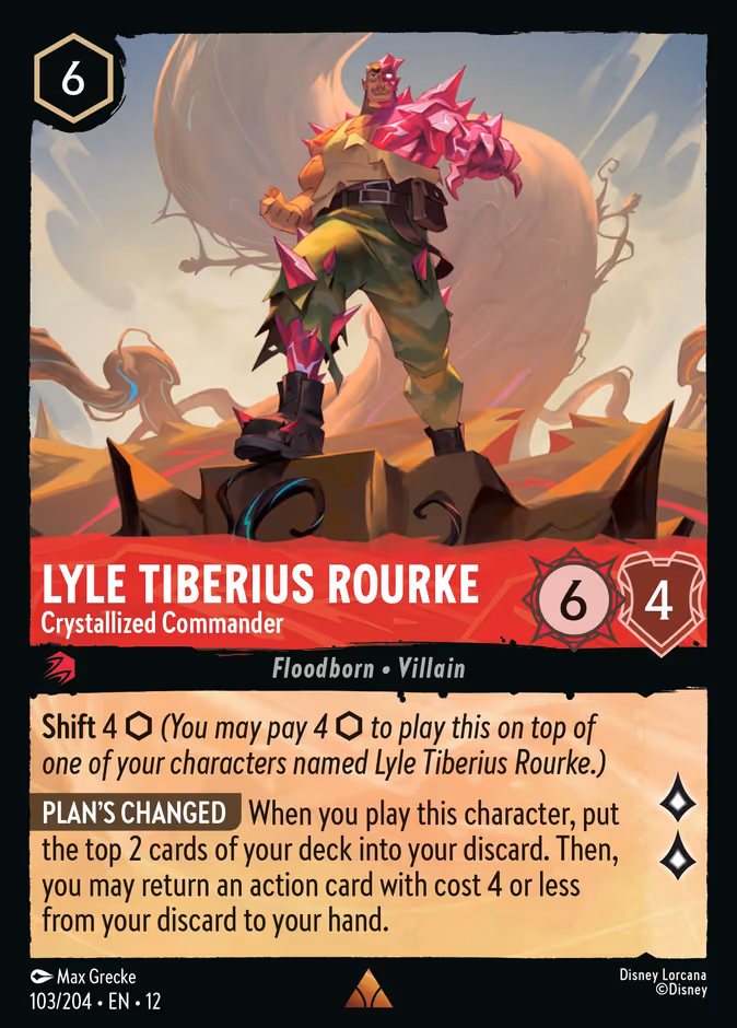 Lyle Tiberius Rourke — Crystallized Commander 103
