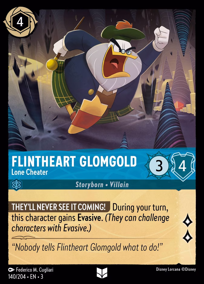 Flintheart Glomgold — Lone Cheater 140