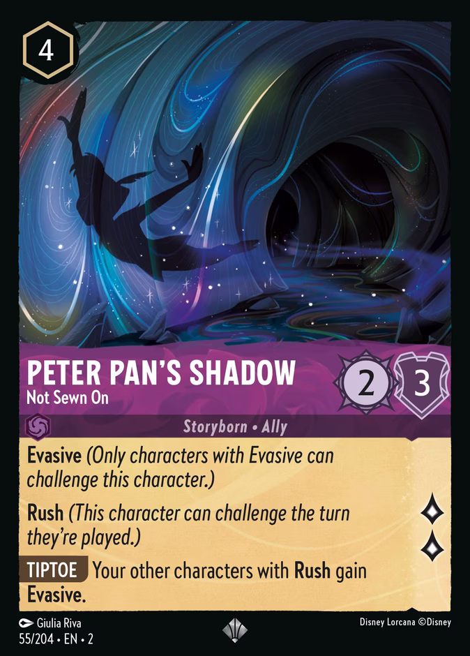 Peter Pan's Shadow — Not Sewn On 55