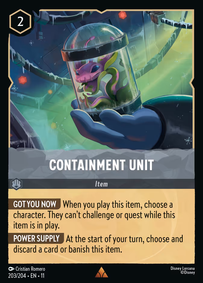 Containment Unit 203