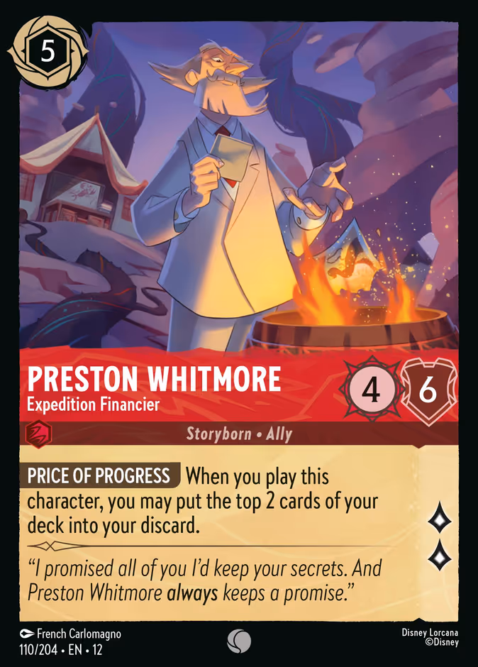 Preston Whitmore — Expedition Financier 110