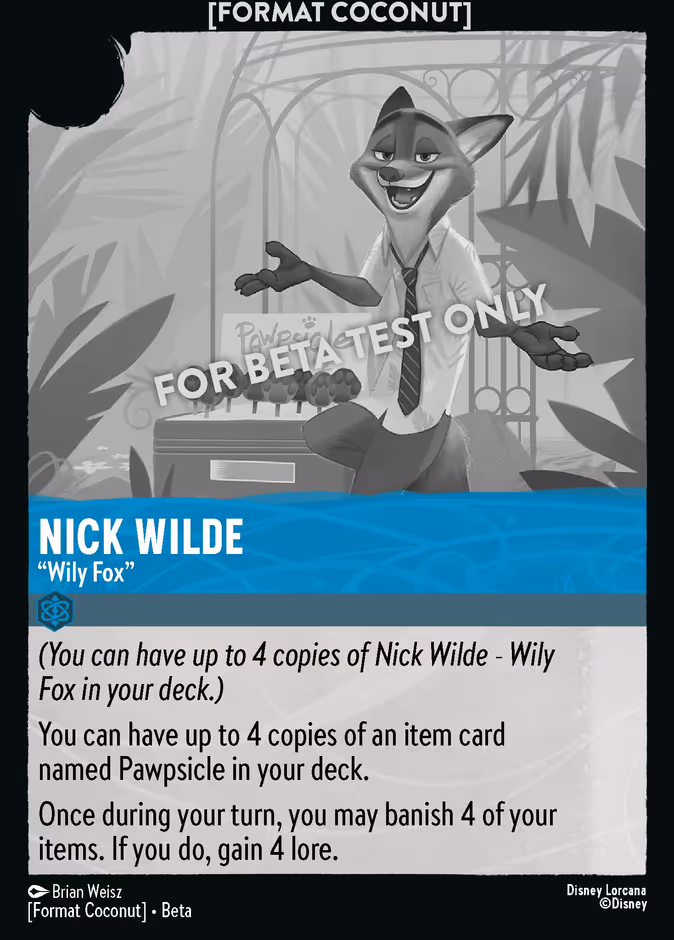 Nick Wilde — "Wily Fox" 9