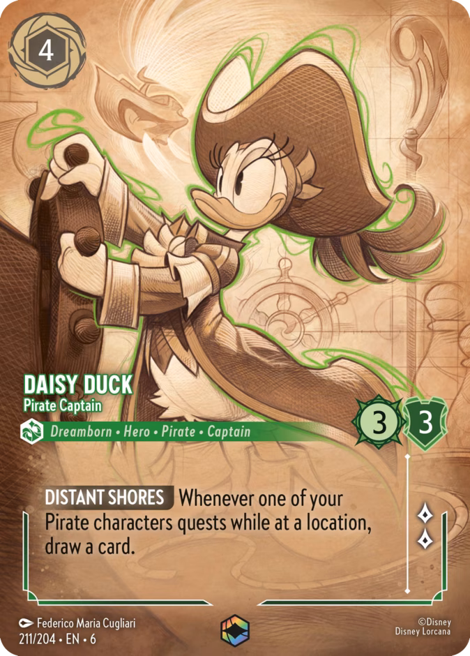 Daisy Duck — Pirate Captain 211