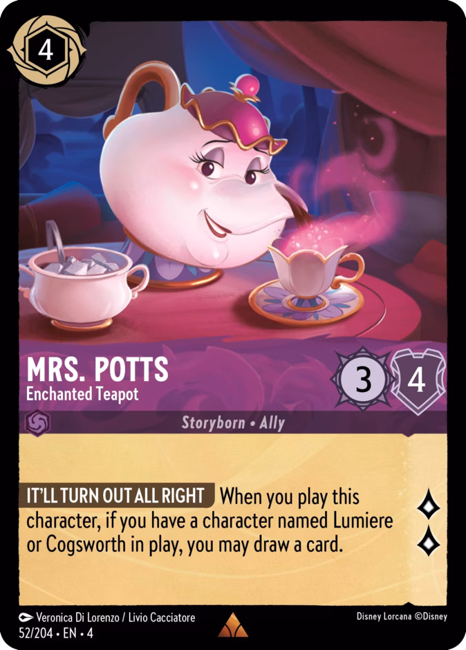 Mrs. Potts — Enchanted Teapot 52