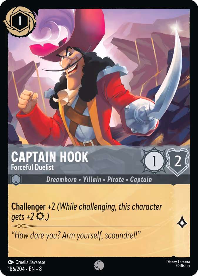 Captain Hook — Forceful Duelist 186