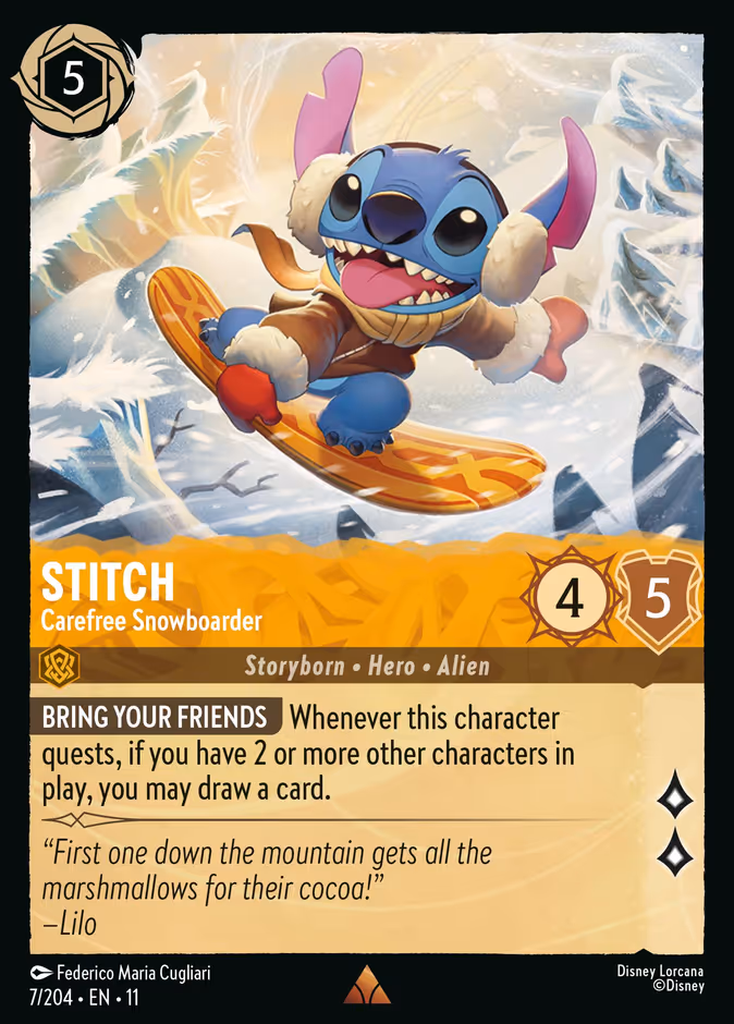 Stitch — Carefree Snowboarder 7
