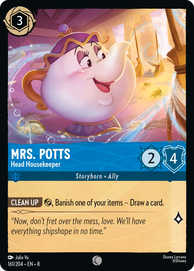 Mrs. Potts — Head Housekeeper 161