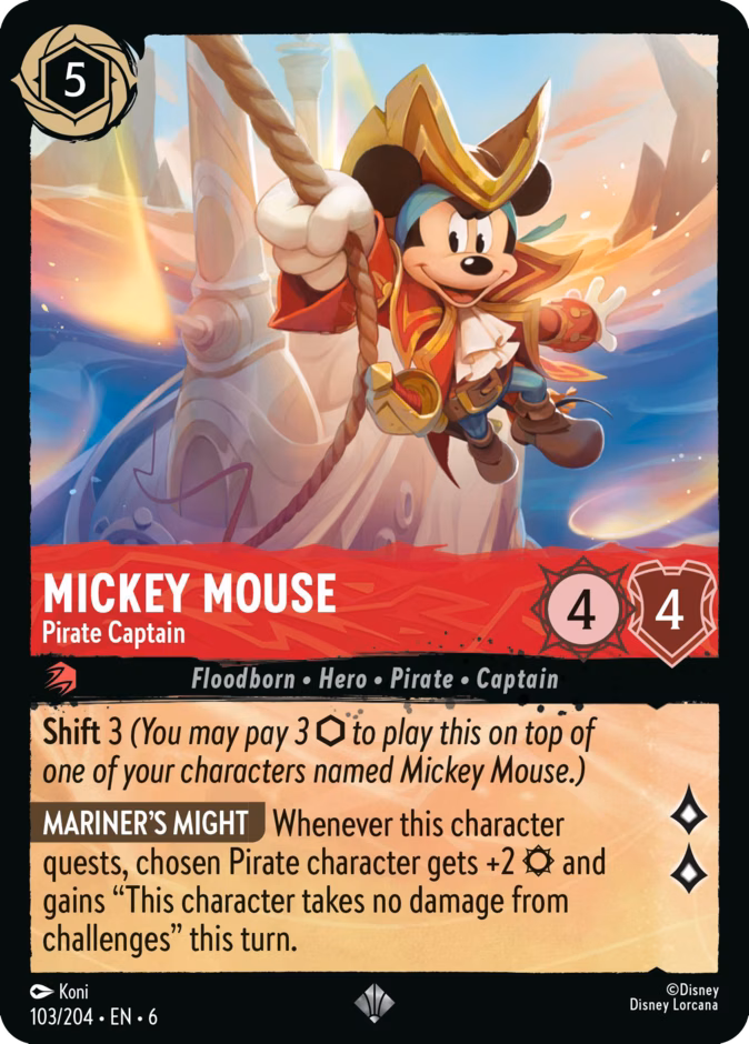 Mickey Mouse — Pirate Captain 103