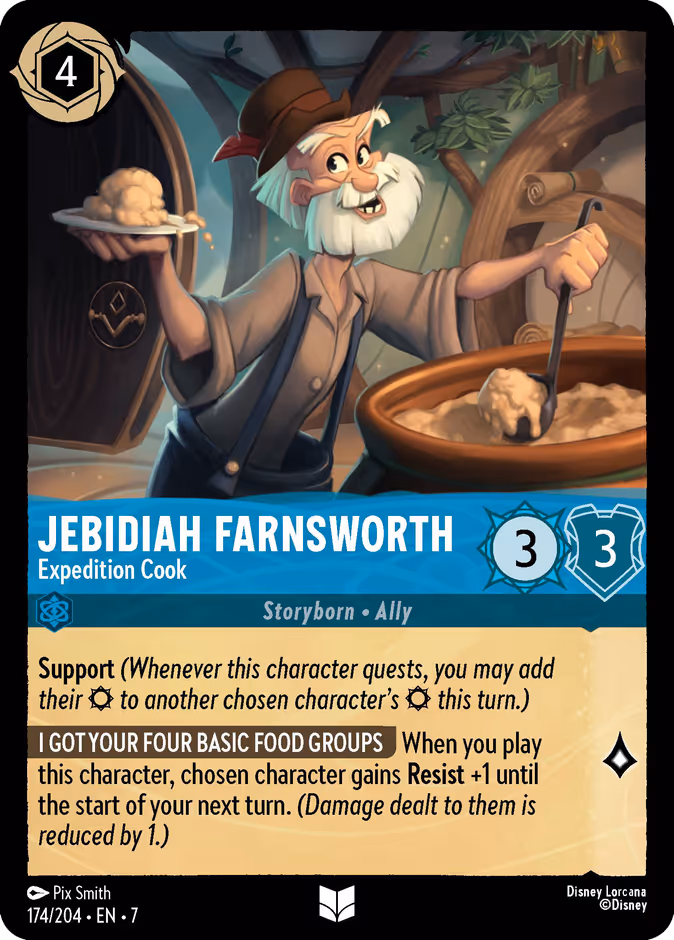 Jebidiah Farnsworth — Expedition Cook 174