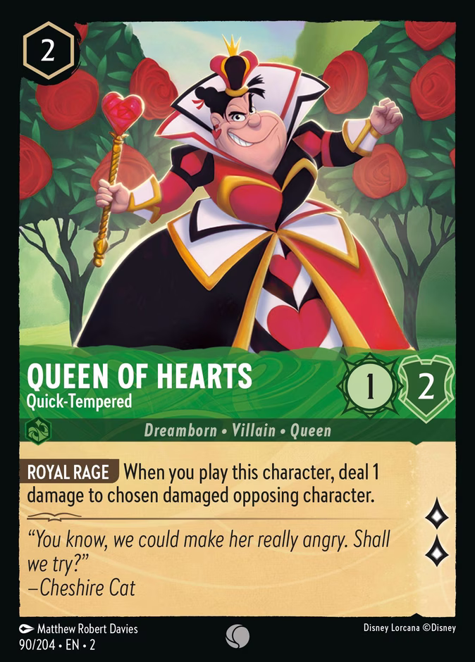 Queen of Hearts — Quick-Tempered 90