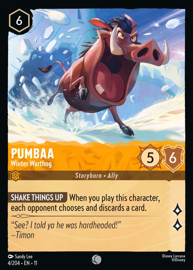 Pumbaa — Winter Warthog 4