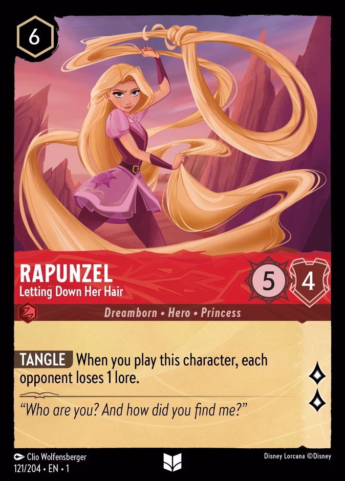 Rapunzel — Letting Down Her Hair 121