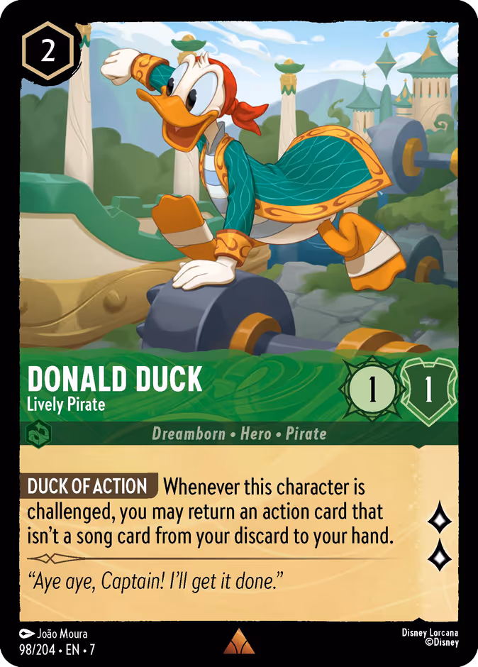 Donald Duck — Lively Pirate 98