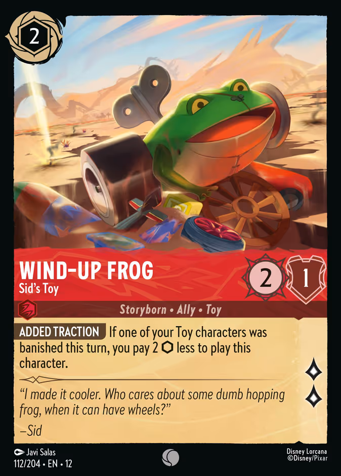 Wind-Up Frog — Sid's Toy 112