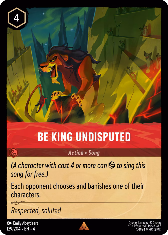 Be King Undisputed 129