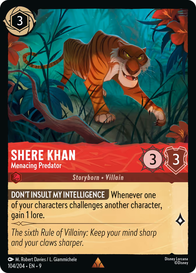 Shere Khan — Menacing Predator 104