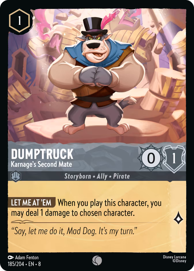 Dumptruck — Karnage's Second Mate 185