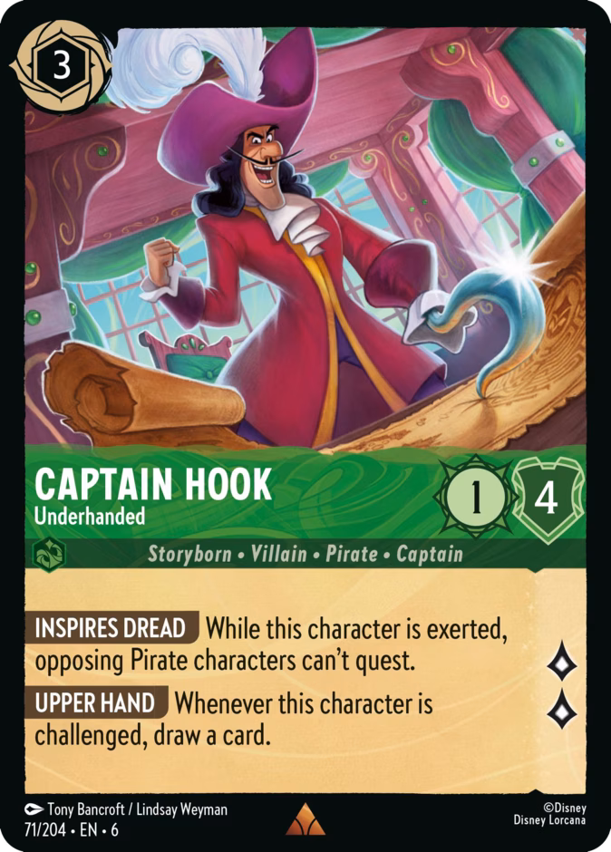 Captain Hook — Underhanded 71