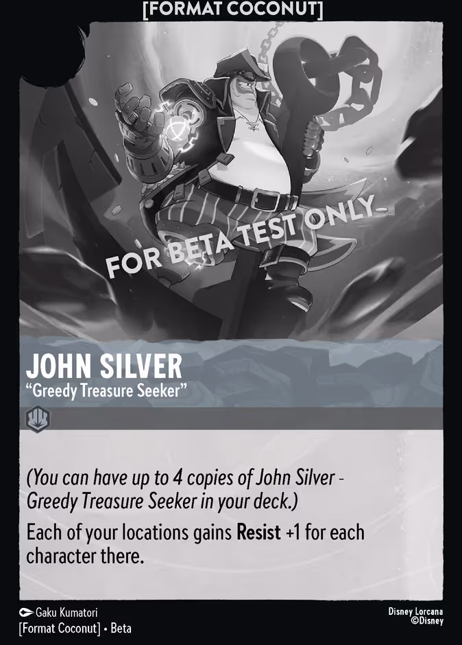 John Silver — "Greedy Treasure Seeker" 16