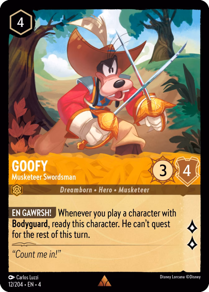 Goofy — Musketeer Swordsman 12