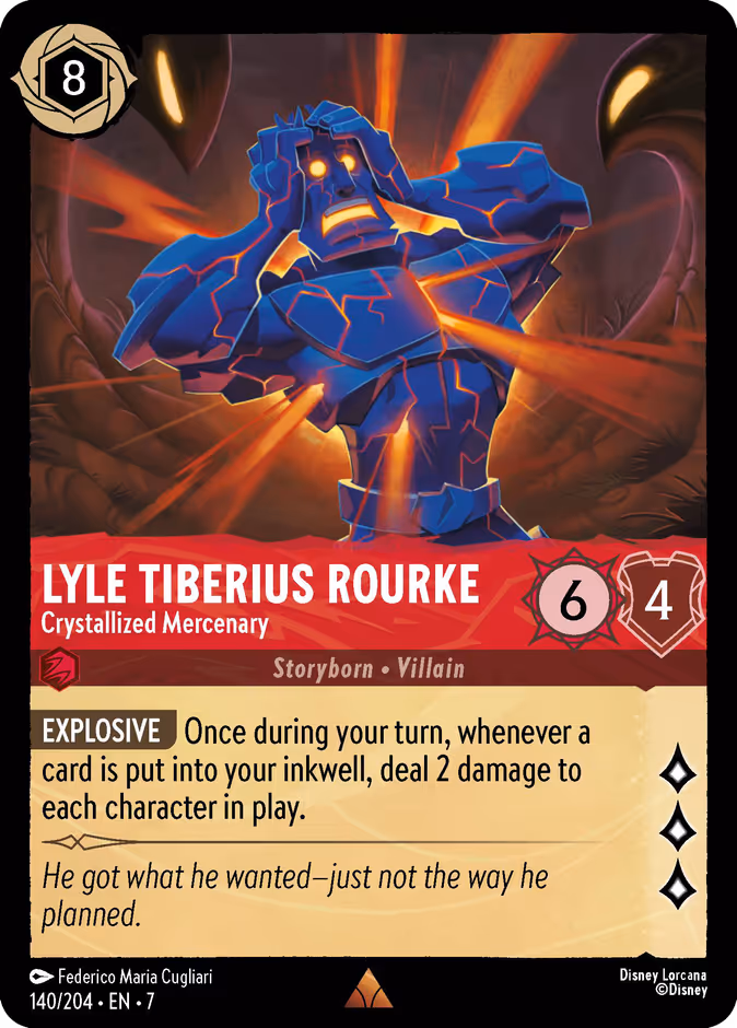 Lyle Tiberius Rourke — Crystallized Mercenary 140