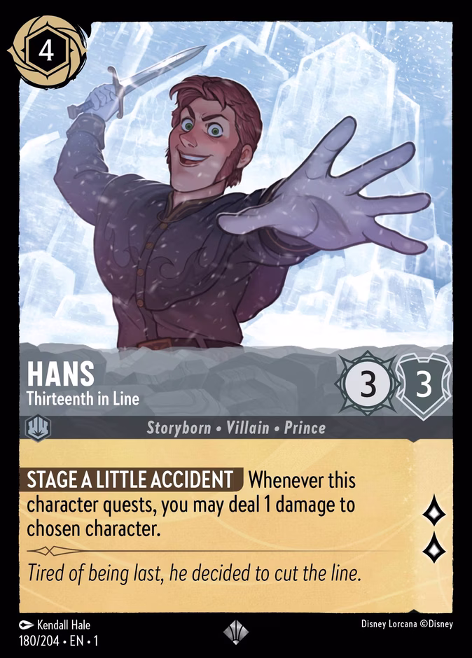 Hans — Thirteenth in Line 180