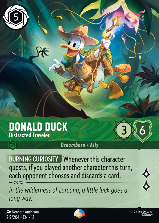 Donald Duck — Distracted Traveler 212