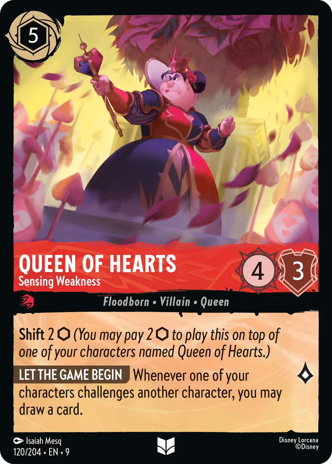 Queen of Hearts — Sensing Weakness 120