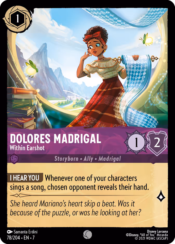 Dolores Madrigal — Within Earshot 78