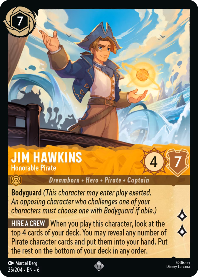 Jim Hawkins — Honorable Pirate 25