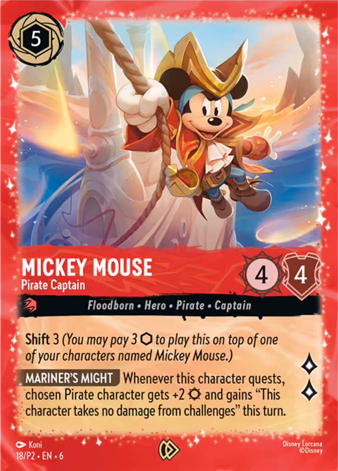 Mickey Mouse — Pirate Captain 18