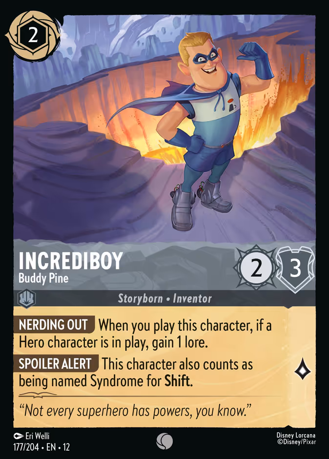 Incrediboy — Buddy Pine 177
