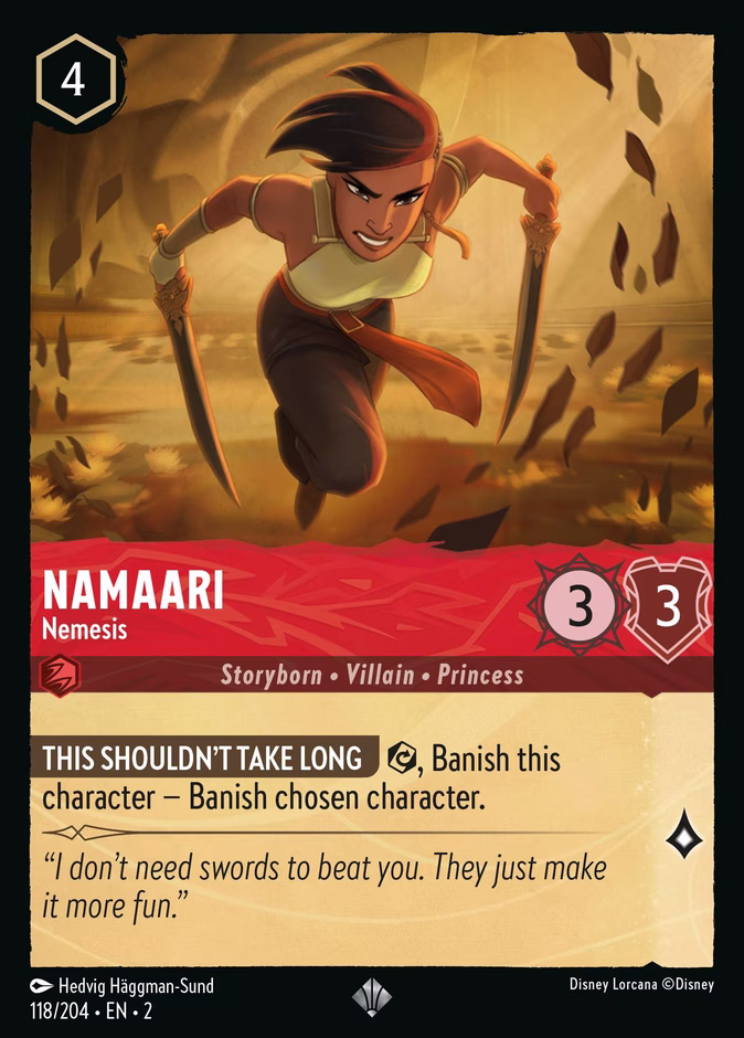 Namaari — Nemesis 118