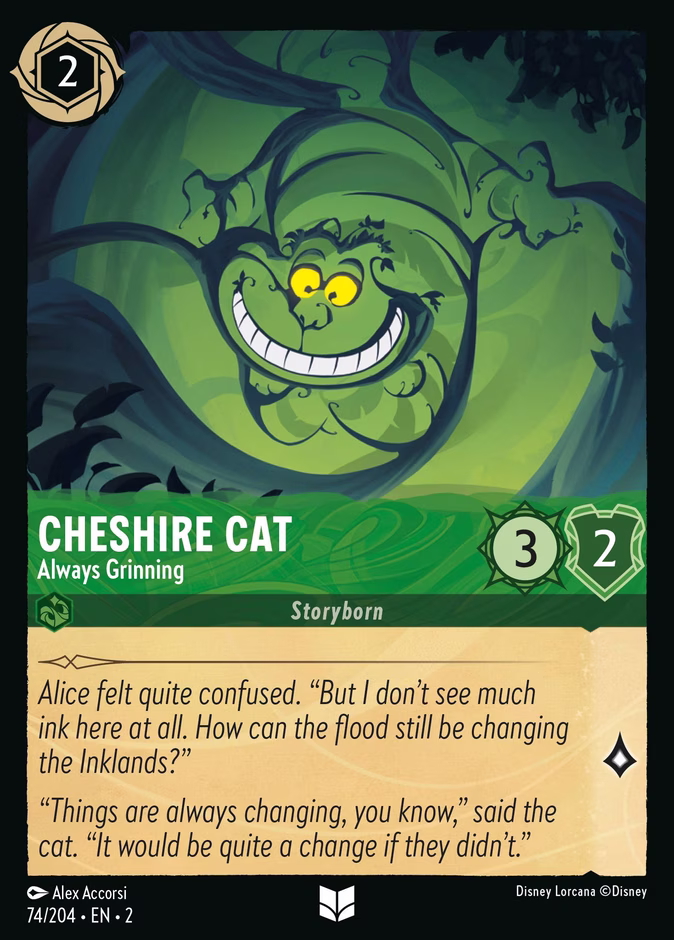 Cheshire Cat — Always Grinning 74