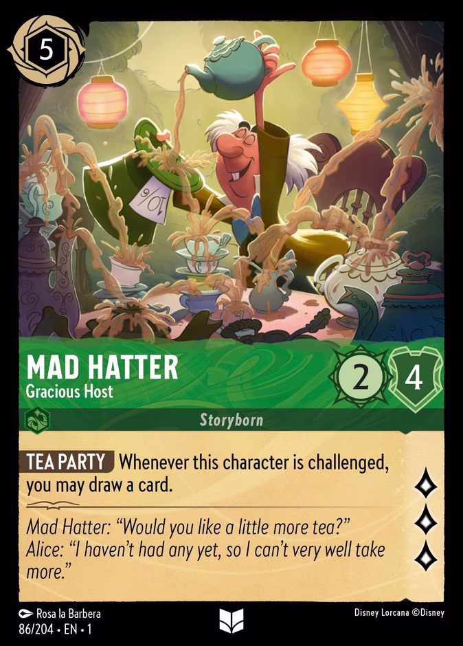 Mad Hatter — Gracious Host 86