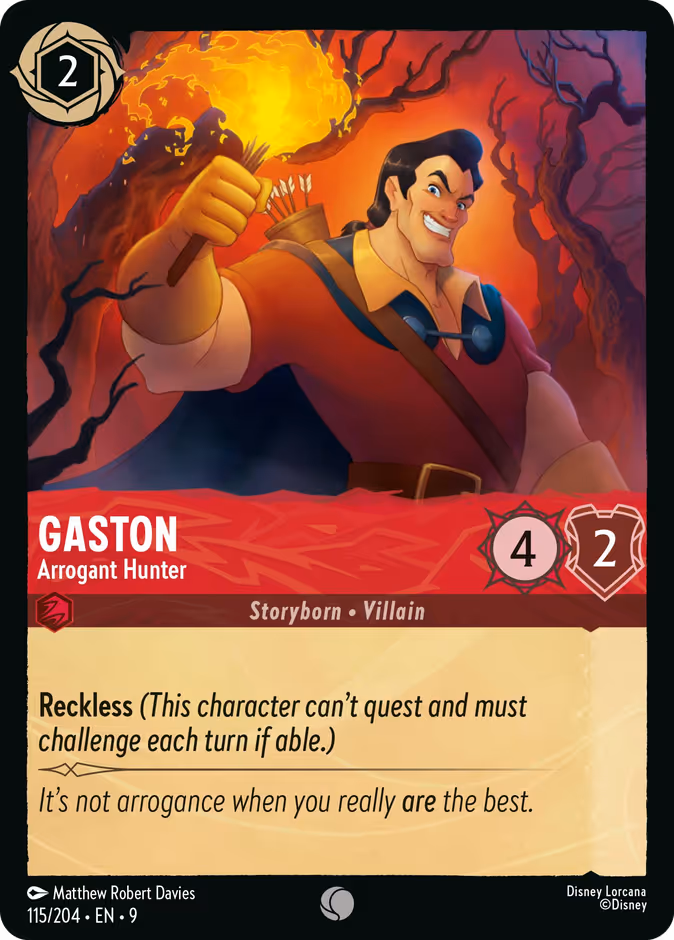 Gaston — Arrogant Hunter 115